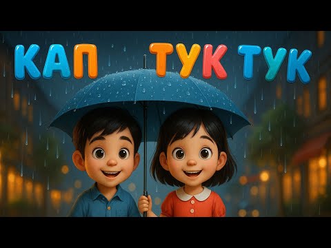 Видео: Кап кап тук тук тук. Балаларға арналған әндер. Сергіту сәті. Қазақша музыка.Кап-кап, тук-тук-тук
