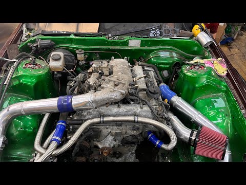 Видео: Продолжение свапа vq30det в mark 2 gx81!