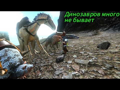 Видео: Приручил:Игуанадона,дедекуруса,саблезуба,капрозуха | Ark Mobile |