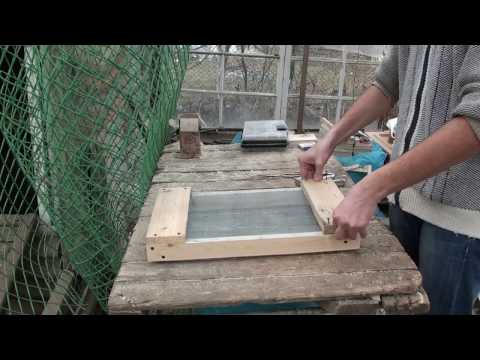 Видео: изготовление днища рогатого улья.