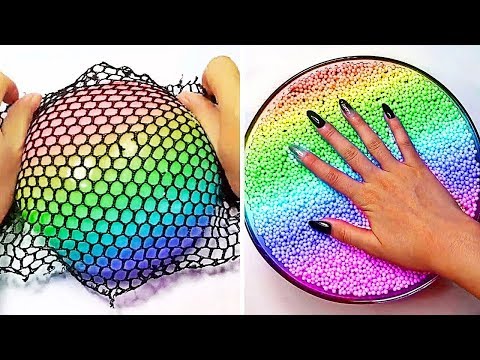 Видео: Удовлетворяющая слизь ASMR | Расслабляющее видео слизи # 407