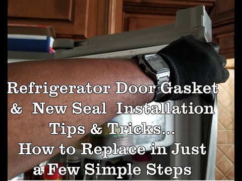 Видео: Ремонт прокладки двери холодильника и новых уплотнителей — как заменить: советы и рекомендации: п...