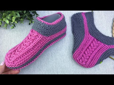 Видео: Шикарные и простые СЛЕДКИ спицами. Подробный мастер-класс.