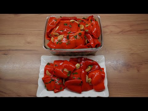 Видео: Unlock The BEST Pickled Peppers for Autumn! Закуска из красного перца/ Маринованный красный перец