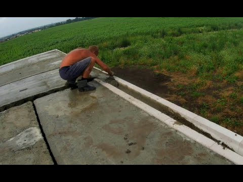Видео: Армопояс для обвязки плит перекрытия на доме из газобетона.