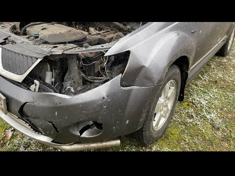 Видео: Mitsubishi Outlander кузовной ремонт.