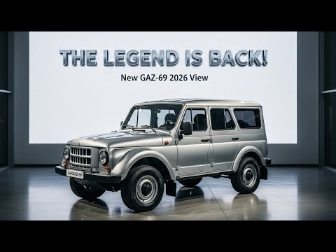 Видео: ЛЕГЕНДА ВЕРНУЛАСЬ! Новый ГАЗ-69 2026 — ВНЕДОРОЖНИК, КОТОРЫЙ ВСЕХ ПОКОРИТ! 🔥💪