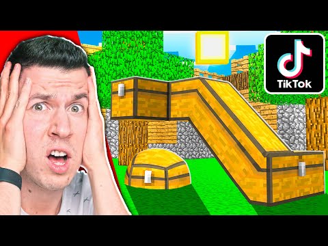 Видео: ЭТО СВЕДЁТ ТЕБЯ С УМА! ПРОВЕРКА ВИРУСНЫХ ЛАЙФХАКОВ ИЗ ТИК ТОК В МАЙНКРАФТ!