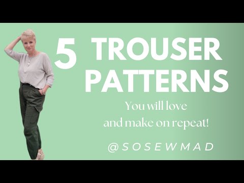 Видео: 5 выкроек брюк, КОТОРЫЕ ВАМ НУЖНО СШИТЬ!