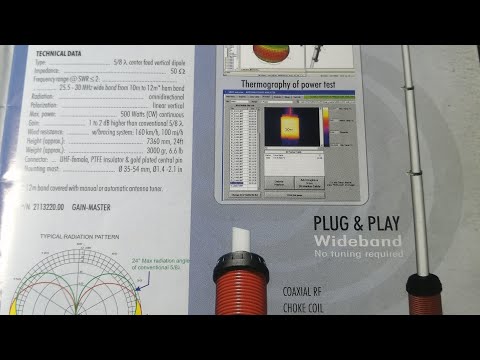 Видео: Самодельная антенна  SIRIO  Gain-Master  на 27 мгц.