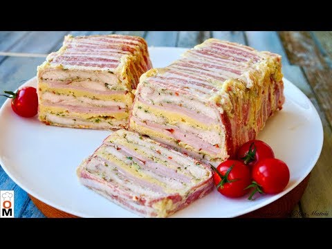 Видео: Интересная Закуска на НОВЫЙ ГОД! | Мясной Хлеб