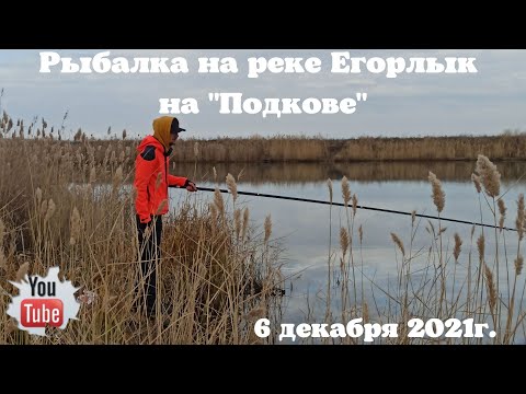 Видео: Рыбалка на реке Егорлык на "Подкове" 6 декабря 2021г.