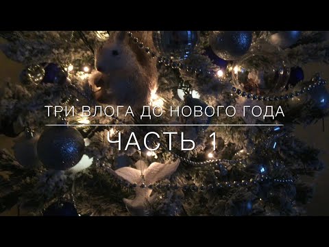 Видео: 3 ВЛОГА ДО НОВОГО ГОДА || Часть 1