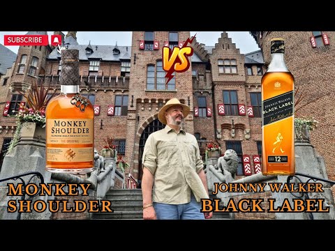 Видео: Честное сравнение простого бленда Johnnie Walker Black Label и  blended malt "Monkey Shoulder".