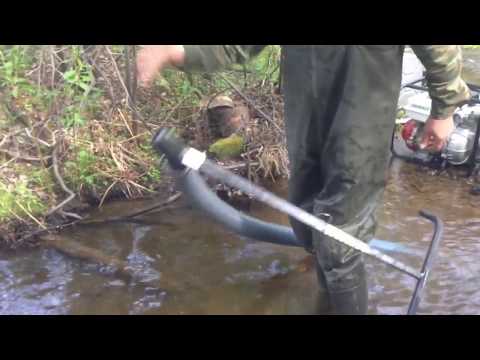 Видео: Золотодобывающее оборудование "Дипсис".  Мини драга 50. тест и проверка  новых модификаций