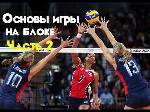 Видео: Основы игры на блоке. Часть 2/Volleyball blocking drills Part 2