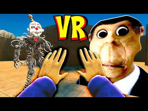 Видео: VR В ГАРРИС МОД ОБУНГА И АНИМАТРОНИКИ В ЛАБИРИНТЕ ГОНЯЮТСЯ ЗА НАМИ OCULUS QUEST 3 GMOD Garry's Mod