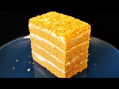 Видео: Торт Медовик со Сметанным Кремом | Быстрый Рецепт Медового Торта!
