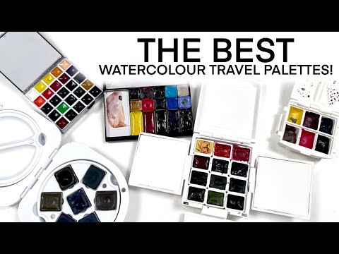 Видео: ЛУЧШИЕ акварельные палитры для путешествий???