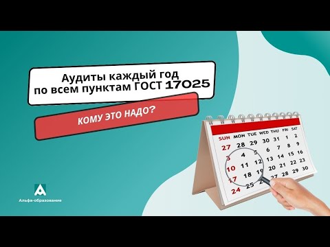 Видео: Как проводить аудиты по ГОСТ 17025: каждый год? по всем пунктам?