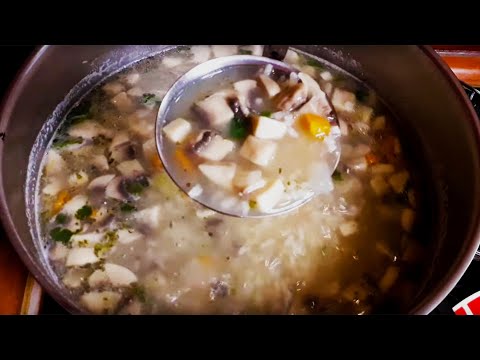 Видео: Грибной суп - любимец всей семьи