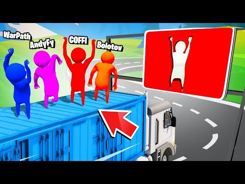 Видео: СУМАСШЕДШИЙ УГАР ДО СЛЕЗ! ОПАСНЫЙ ЗНАК vs СМЕШНЫЕ ЧЕЛОВЕЧКИ В GANG BEASTS