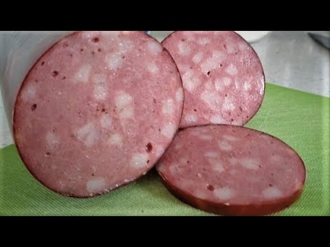 Видео: Домашняя Колбаса как в СССР/Свино-говяжий Фарш для Колбасы/Как Приготовить Вкусную Колбасу/(0+)