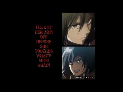 Видео: Дружеское предупреждение | ASMR | Яндере Микаса Акерман x Слушатель