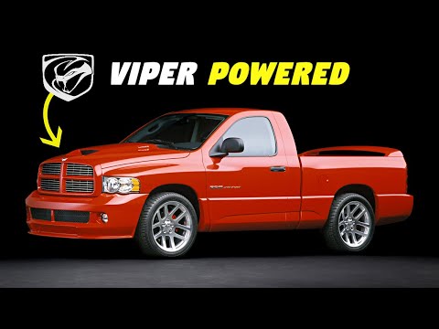 Видео: Dodge Ram SRT-10 — история, основные недостатки и причины отмены (2004–2006) — VIPER POWERED TRUCK