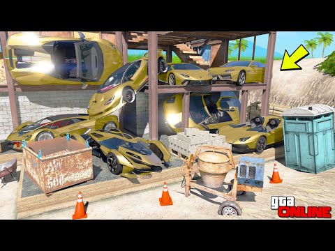 Видео: БИТВА АВТОУГОНЩИКОВ В ГТА 5 ОНЛАЙН! НАШЕЛ И УГНАЛ КУЧУ ЗОЛОТЫХ ЧИТ ЛАМБОРГИНИ! БИТВА ВОРОВ В GTA 5!