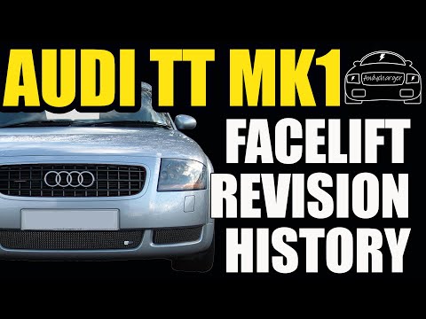 Видео: Audi TT Mk1 — история рестайлинговых изменений — Что изменилось в Audi TT Mk1