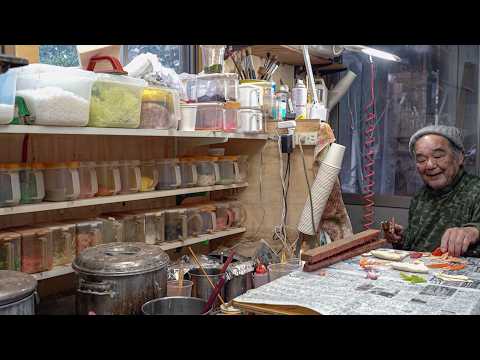 Видео: Легендарный 71-летний мастер по производству образцов еды: Создание идеальных копий суши.