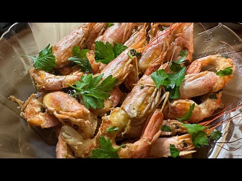 Видео: Вкуснейшие Тигровые креветки 🦐 и Лангустины! Маринад и приготовления