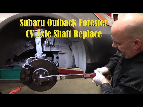 Видео: Замена вала привода карданного вала Subaru Outback Forester