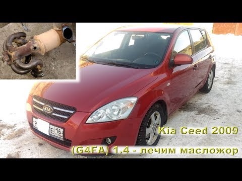 Видео: Kia Ceed 2009: лечим масложор 1.4L (G4FA)