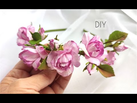 Видео: Как же это красиво 🥰🥰🥰ВЕНОК из МАЛЕНЬКИХ РОЗОЧЕК из Фоамирана