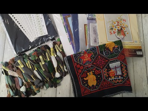 Видео: 43/23: Две рукодельные посылки с наборами и нитками/ Финиш "Русского календаря" от Лены Золотко/