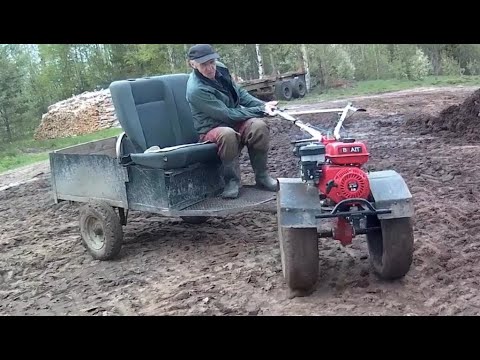 Видео: МОТОБЛОК БРАЙТ ЕДЕМ за НАВОЗОМ