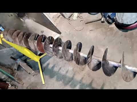 Видео: самодельный шнек