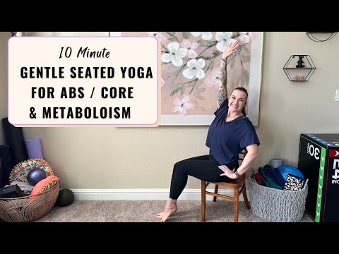 Видео: 10-МИНУТНАЯ СИДЯЧЬЯ ЙОГА НА РАСТЯЖКУ ПРЕССА И ПОЯСНИЦЫ СПИНЫ: Мягкая растяжка и упражнения для ко...