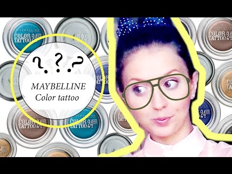 Видео: Как СПАСТИ ТЕНИ MAYBELLINE Color tattoo : ЧТО делать если Крем - гелевые тени засохли?