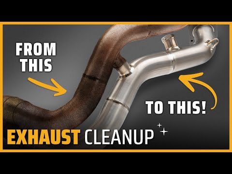 Видео: Как очистить и восстановить выхлопные трубы мотоцикла | Руководство по ремонту