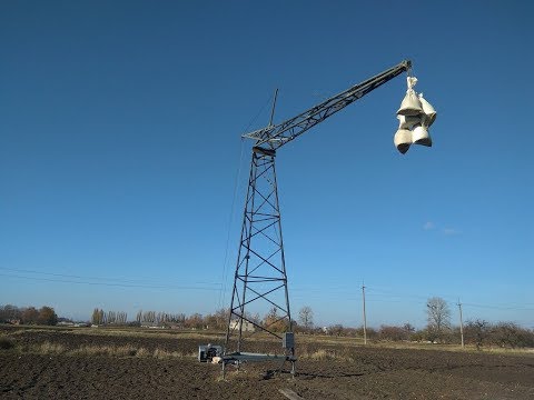 Видео: Подготовка мачты высотой 18м к установки ветрогенератора, доработки и технические решения