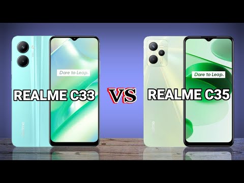 Видео: Realme C33 против Realme C35 || Цена, характеристики и сравнение #realme