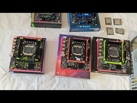Видео: ОБЗОР Материнских плат LGA 2011-3 X99. Huananzhi, Machinist, Zsus, Mougol, Envinda, Klissre, QIYIDA.