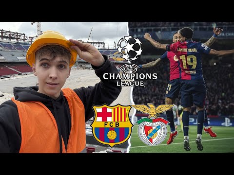 Видео: БАРСЕЛОНА – БЕНФИКА | СТРОЙКА КАМП НОУ И ВЫХОД В 1/4 ЛИГИ ЧЕМПИОНОВ ❤️‍🔥