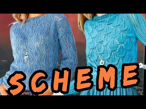 Видео: 11 схем на люксовые свитера, вязание спицами. 11 patterns for luxury sweaters, knitting.