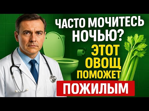 Видео: Часто Мочитесь Ночью? Это НЕ Норма — Этот Овощ Поможет Пожилым!