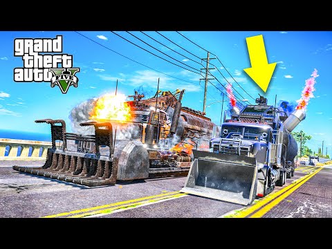 Видео: ГРУЗОВИК ИЗ БЕЗУМНОГО МАКСА КОТОРЫЙ НЕ ОСТАНОВИТЬ! GTA 5 ONLINE!
