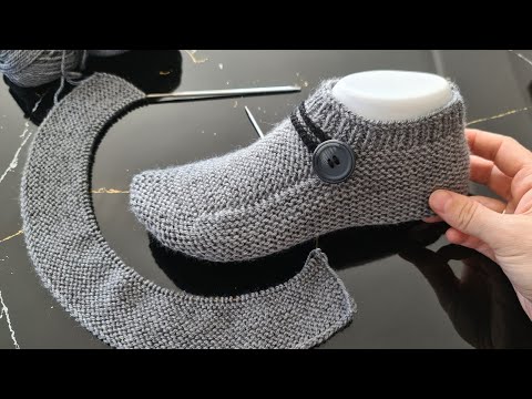 Видео: Мужские и женские носки спицами ✅Как вязать носки спицами